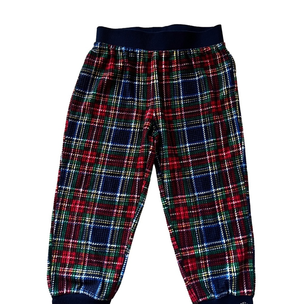 Eddie Bauer Kids Plaid Pajama Bottoms - Red, Blue, Green